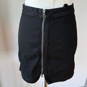 Free People Black Mini Skirt